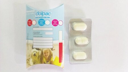 Долпак 25 для собак со вкусом бекона 3 таблетки ##от компании## ZooVet - Интернет зоомагазин самих низких цен - ##фото## 1
