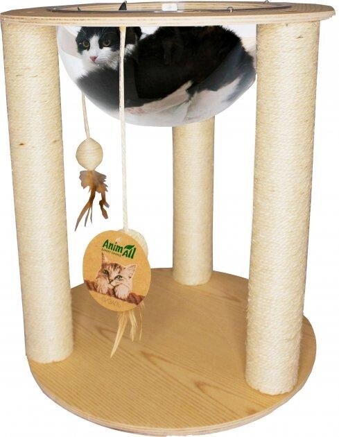 Дряпка (кігтеточка) AnimAll лежанка Сизаль прозора 50 см від компанії ZooVet - Інтернет зоомагазин самих низьких цін - фото 1