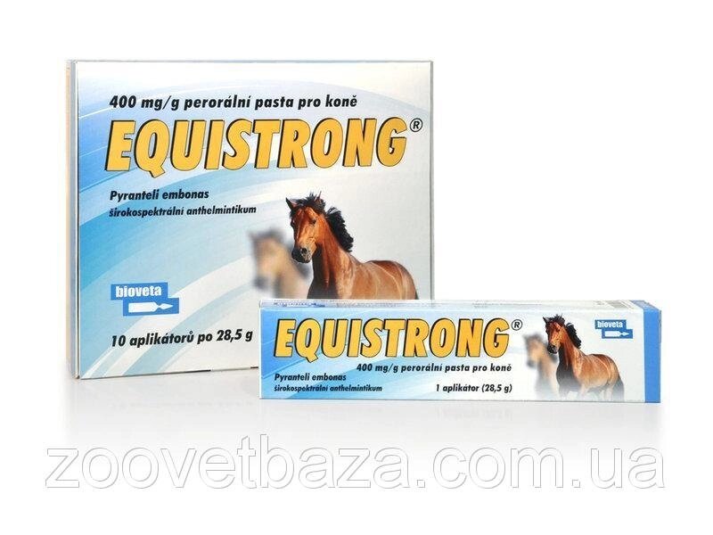 Еквістронг 400 для лікування гельмінтозів коней ( паста шприц 28.5 г ) від компанії ZooVet - Інтернет зоомагазин самих низьких цін - фото 1