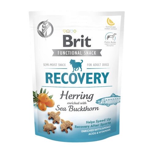Функціональні ласощі для собак Brit Care Functional Snack Recovery Herring з оселедцем, 150 г від компанії ZooVet - Інтернет зоомагазин самих низьких цін - фото 1