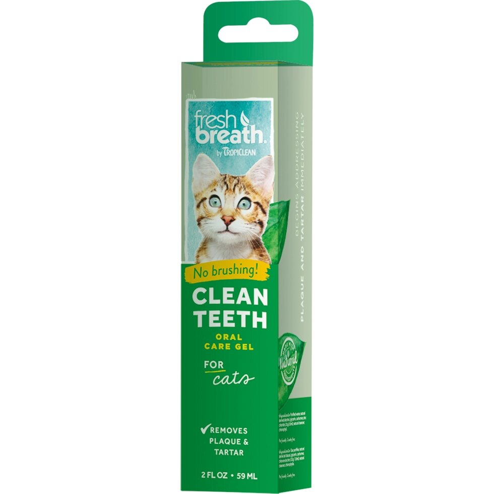 Гель TropiClean для чищення зубів у кішок Свіжий подих 59мл від компанії ZooVet - Інтернет зоомагазин самих низьких цін - фото 1