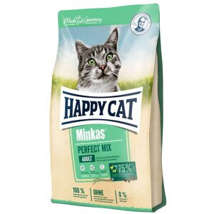 Happy Cat Minkas Perfect Mix корм для кішок (птиця, ягня, риба), 10 кг