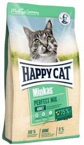 Happy Cat Minkas Perfect Mix корм для котів (птиця, ягня, риба), 500 г