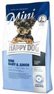Happy Dog Mini Baby&Junior корм для цуценят з 4-го тижня до 12 місяців, 1 кг