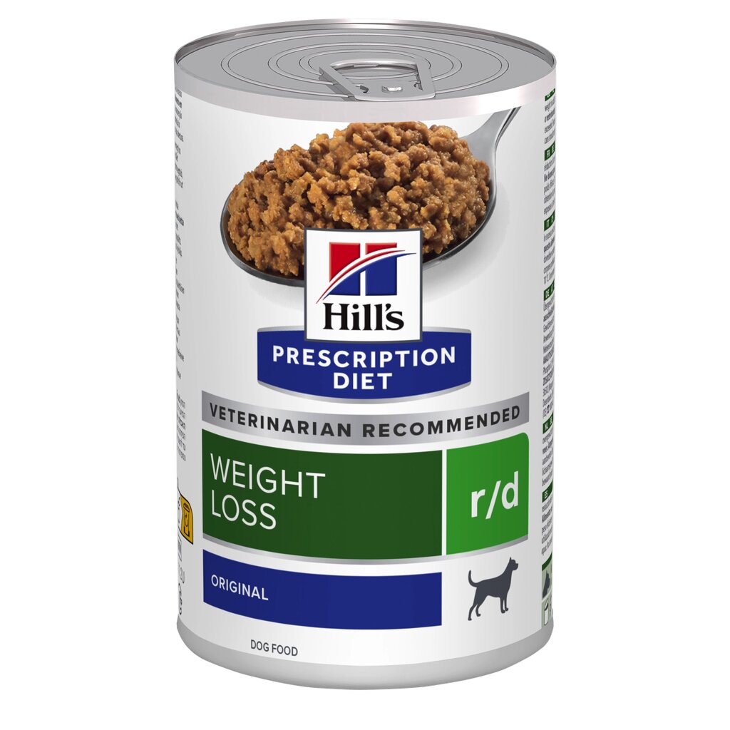 Hill's PRESCRIPTION DIET r/d Вологий корм для собак для зниження ваги (консерва), 350 г від компанії ZooVet - Інтернет зоомагазин самих низьких цін - фото 1
