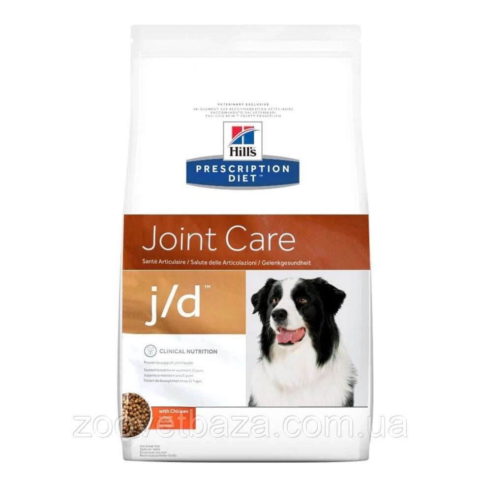 Hills Prescription Diet Canine j/d Лікувальний сухий корм для собак / 12 кг від компанії ZooVet - Інтернет зоомагазин самих низьких цін - фото 1