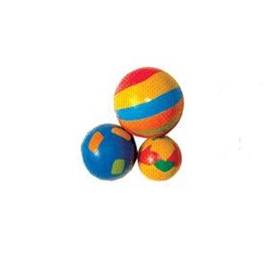 Іграшка набір м'ячів (решітка, м'який, веселка) 3,5 / 4 см 3шт Тріхіе (4132) від компанії ZooVet - Інтернет зоомагазин самих низьких цін - фото 1