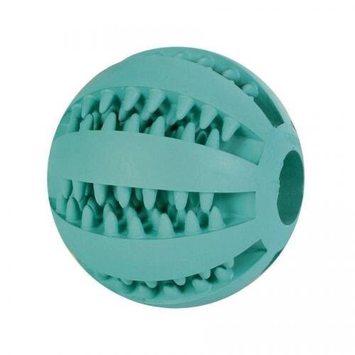 Іграшка Trixie Denta Fun М'яч для собак, з м'ятним смаком, d:7 см (гума) від компанії ZooVet - Інтернет зоомагазин самих низьких цін - фото 1