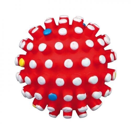 Іграшка Trixie М'яч голчастий з пискавкою для собак, d:10 см від компанії ZooVet - Інтернет зоомагазин самих низьких цін - фото 1