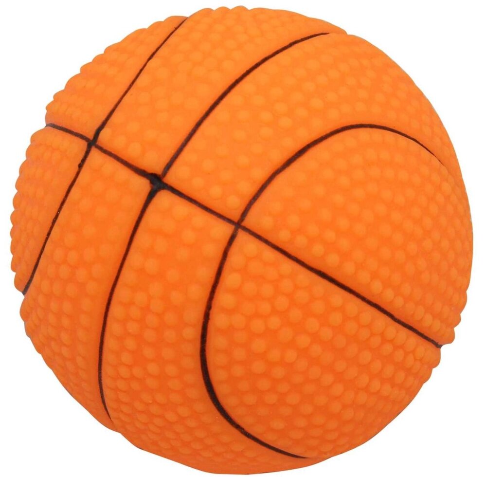 Іграшка вінілова М'яч баскетбольний 6,5 см EV068 ZooMax від компанії ZooVet - Інтернет зоомагазин самих низьких цін - фото 1
