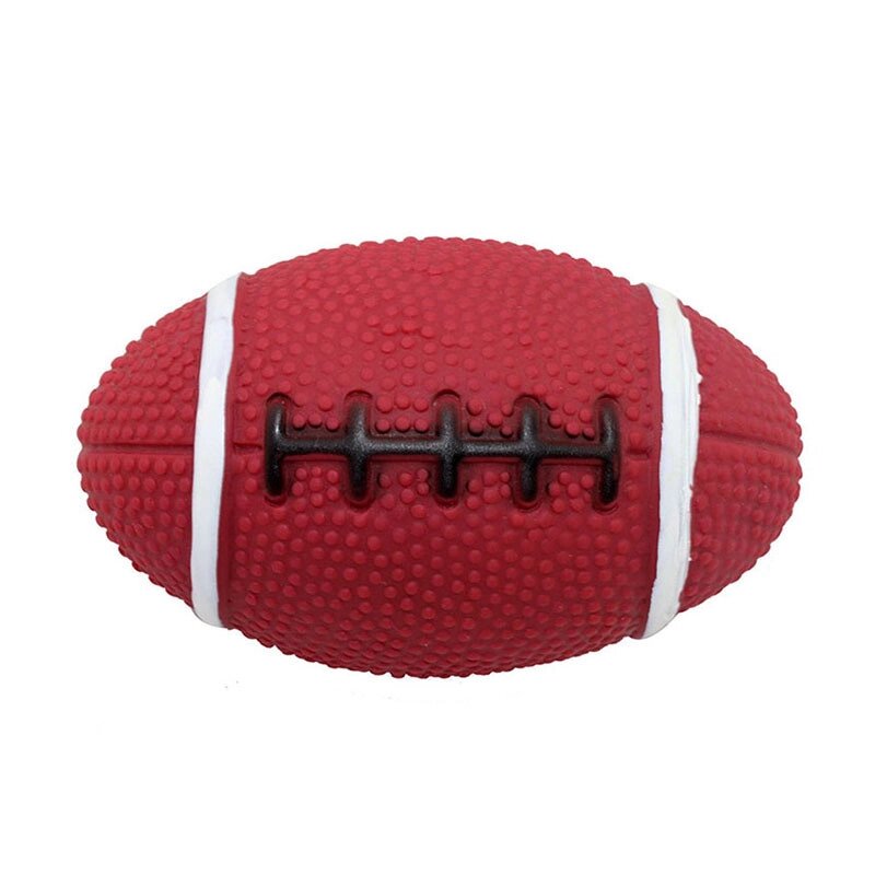 Іграшка вінілова М'яч-регбі 10 см EV069 ZooMax від компанії ZooVet - Інтернет зоомагазин самих низьких цін - фото 1