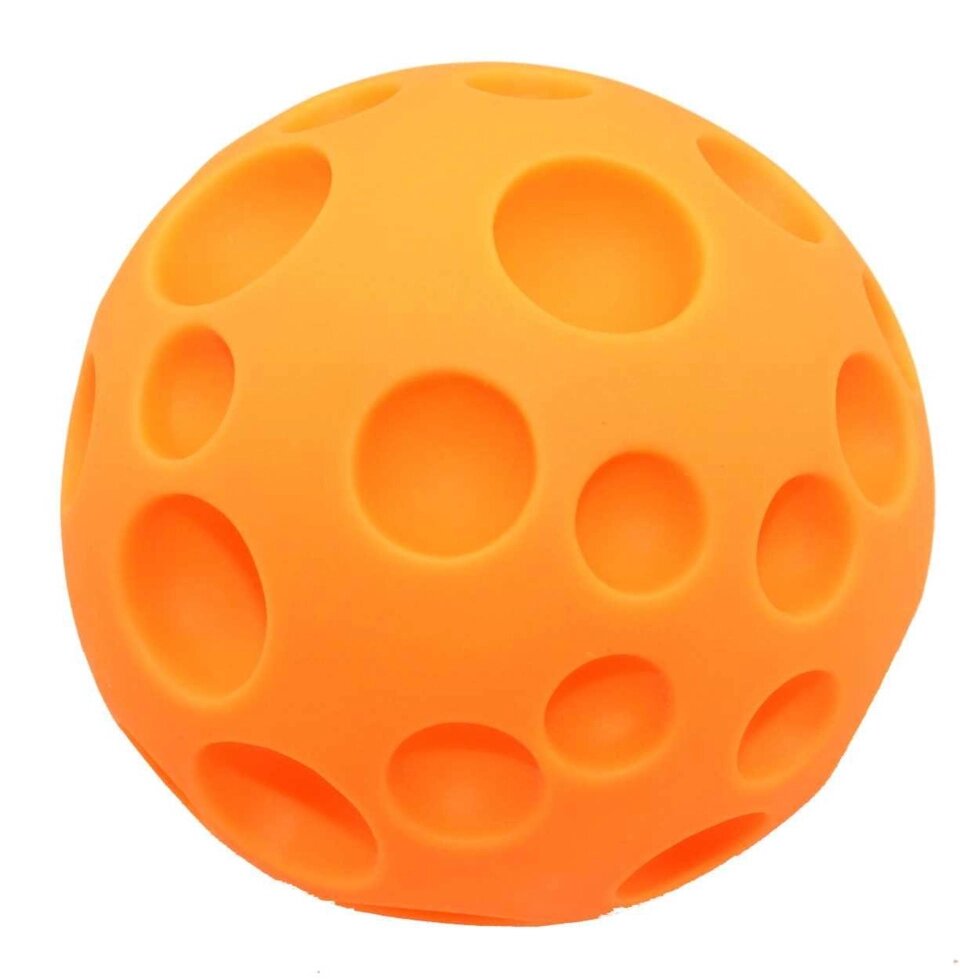 Іграшка вінілова М'яч з западинами 11см EV039 ZooMax від компанії ZooVet - Інтернет зоомагазин самих низьких цін - фото 1