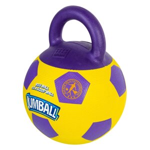 Іграшка для собак М'яч футбольний з ручкою GiGwi Ball, гума, 26 см