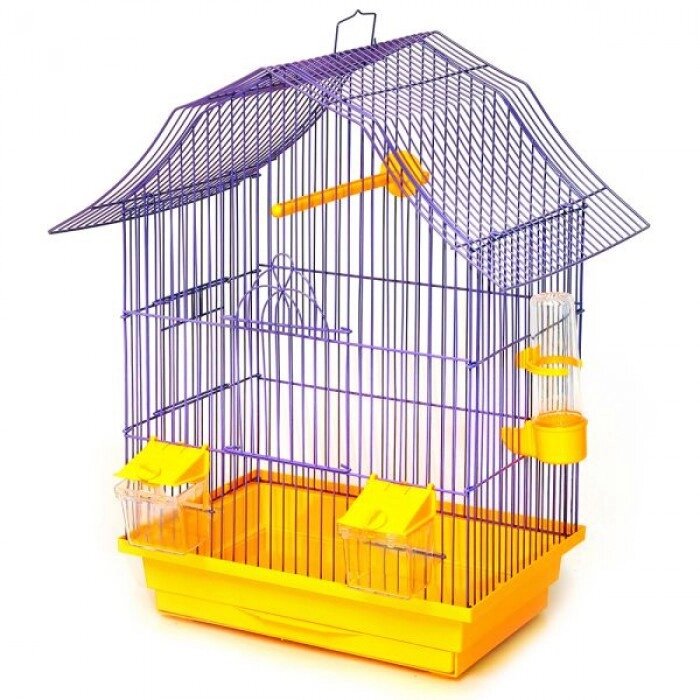 Клітка для хвилястих папуг Міні-2 від компанії ZooVet - Інтернет зоомагазин самих низьких цін - фото 1