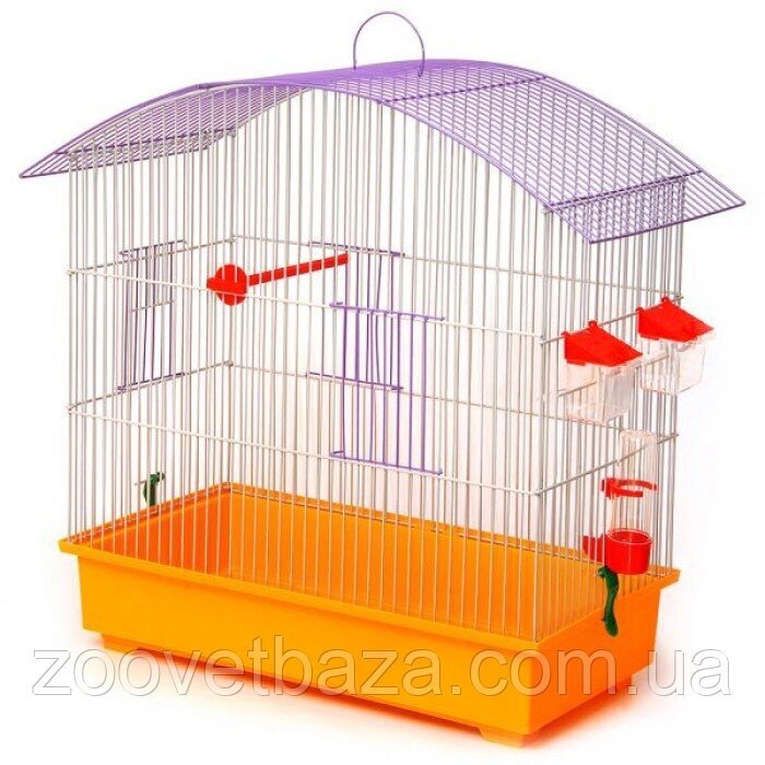 Клітка для середніх папуг Омега від компанії ZooVet - Інтернет зоомагазин самих низьких цін - фото 1