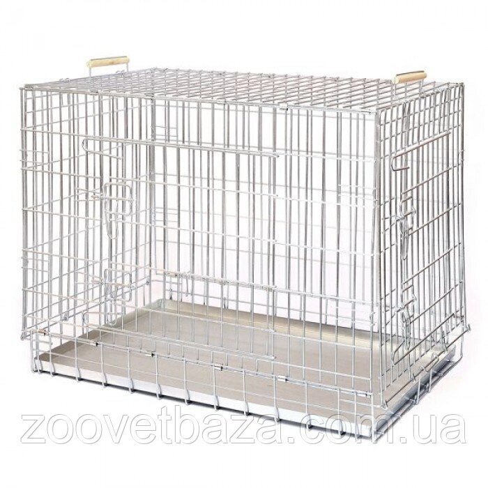 Клітка для транспортування собак Вовк-2 від компанії ZooVet - Інтернет зоомагазин самих низьких цін - фото 1