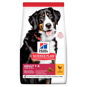 Корм для великих порід собак Хіллс Hills SP Adult з куркою 14 кг сухий корм для збалансованого харчування