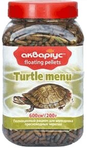 Корм для черепах Акваріус меню 150г від компанії ZooVet - Інтернет зоомагазин самих низьких цін - фото 1