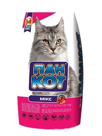 Корм для кішок Пан Кіт сухий мікс 10кг від компанії ZooVet - Інтернет зоомагазин самих низьких цін - фото 1