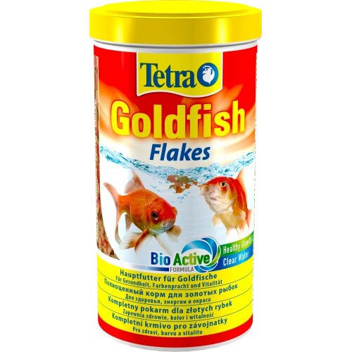 Корм Tetra Goldfish Flakes для золотих рибок, 250 мл (пластівці) від компанії ZooVet - Інтернет зоомагазин самих низьких цін - фото 1