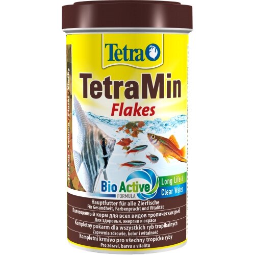 Корм Tetra Min Flakes для акваріумних рибок, 100 г (пластівці) від компанії ZooVet - Інтернет зоомагазин самих низьких цін - фото 1