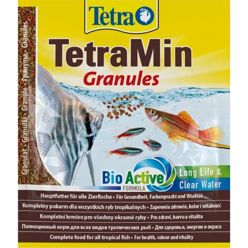 Корм Tetra Min Granules для акваріумних рибок, 15 г (гранули) від компанії ZooVet - Інтернет зоомагазин самих низьких цін - фото 1