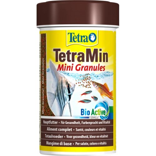 Корм Tetra Min Mini Granules для акваріумних рибок, 45 г (гранули) від компанії ZooVet - Інтернет зоомагазин самих низьких цін - фото 1