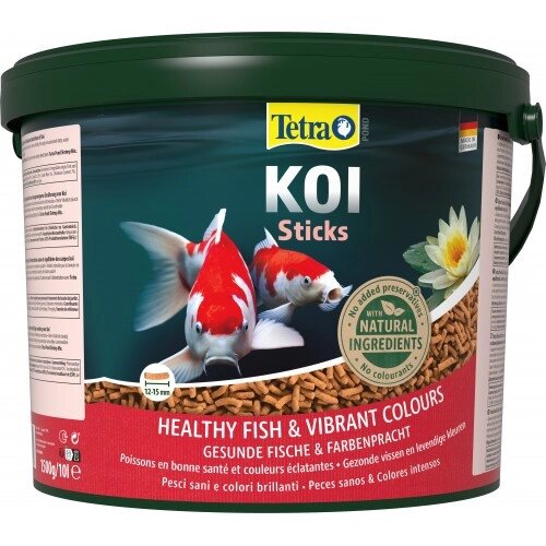 Корм Tetra Pond KOI Sticks для риб коропів кої, 10 л (гранули) від компанії ZooVet - Інтернет зоомагазин самих низьких цін - фото 1