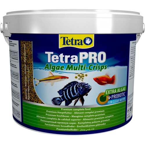 Корм Tetra PRO Algae Multi-Crisps для травоїдних риб, з овочами, 1,9 кг (чіпси) від компанії ZooVet - Інтернет зоомагазин самих низьких цін - фото 1