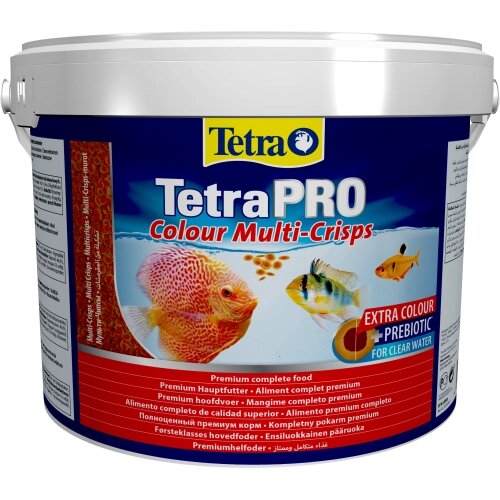 Корм Tetra PRO Colour Multi-Crisps для акваріумних риб, для яскравого забарвлення, 2,1 кг (чіпси) від компанії ZooVet - Інтернет зоомагазин самих низьких цін - фото 1