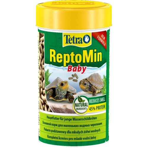 Корм Tetra ReptoMin Baby для черепах, 32 г (палички) від компанії ZooVet - Інтернет зоомагазин самих низьких цін - фото 1