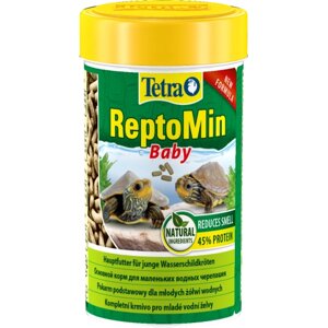 Корм Tetra ReptoMin Baby для черепах, 32 г (палички)