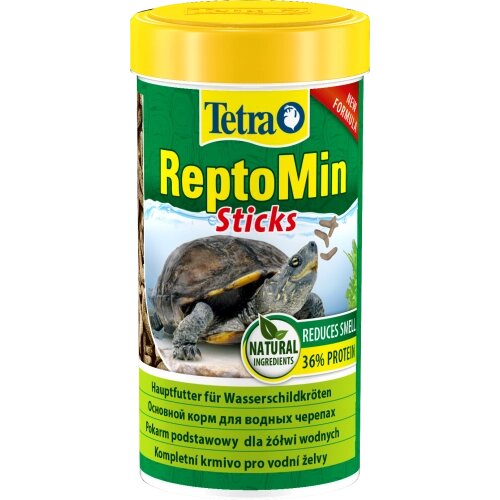 Корм Tetra ReptoMin для черепах, 60 г (палички) від компанії ZooVet - Інтернет зоомагазин самих низьких цін - фото 1