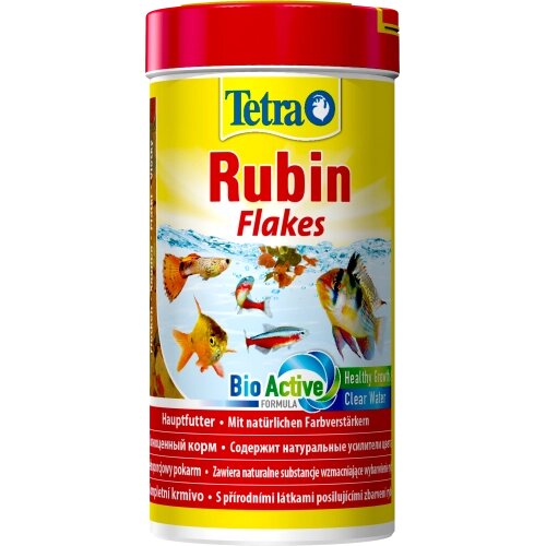 Корм Tetra Rubin Flakes для акваріумних рибок, для забарвлення, 52 г (пластівці) від компанії ZooVet - Інтернет зоомагазин самих низьких цін - фото 1