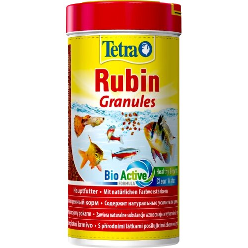 Корм Tetra Rubin Granules для акваріумних рибок, для яскравості забарвлення, 100 г (гранули) від компанії ZooVet - Інтернет зоомагазин самих низьких цін - фото 1