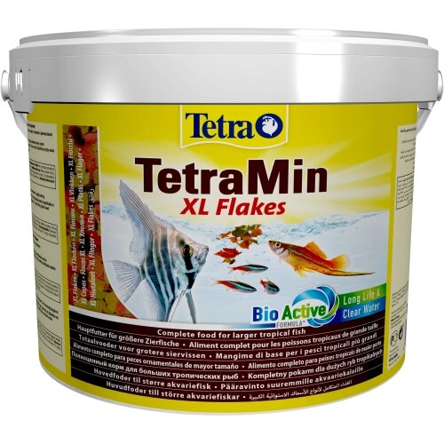 Корм TetraMin XL Flakes для акваріумних рибок, 2,1 кг (пластівці) від компанії ZooVet - Інтернет зоомагазин самих низьких цін - фото 1