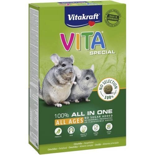 Корм Vitakraft Vita Special для шиншил, 600 г від компанії ZooVet - Інтернет зоомагазин самих низьких цін - фото 1