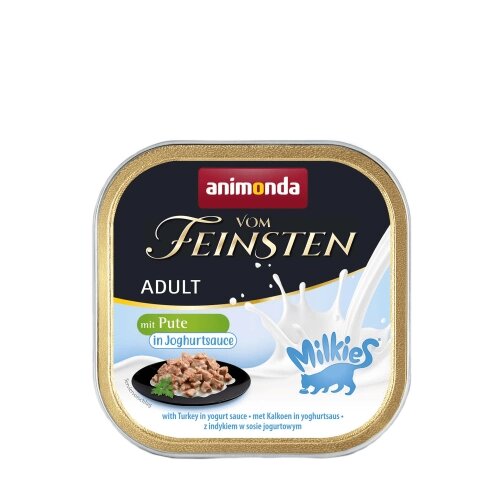 Корм вологий для котів Animonda Vom Feinsten Adult with turkey in yogurt sauce sauce з індичкою у соусі з йогурту, 100 г від компанії ZooVet - Інтернет зоомагазин самих низьких цін - фото 1