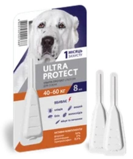 Краплі на холку Ultra Protect (Ультра протект) від бліх, кліщів і комарів для собак вагою 40-60 кг Palladium від компанії ZooVet - Інтернет зоомагазин самих низьких цін - фото 1