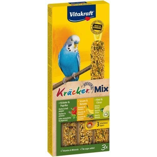 Крекер Vitakraft  для декоративних папуг, з інжиром, ківі та бананом, 3 шт від компанії ZooVet - Інтернет зоомагазин самих низьких цін - фото 1