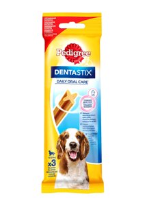 Ласощі жувальні палички для собак Pedigree (Педігрі) Denta Stix 77 г