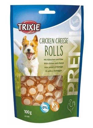 Ласощі для собак Trixie PREMIO Chicken Cheese Roll 100 г (курка) від компанії ZooVet - Інтернет зоомагазин самих низьких цін - фото 1