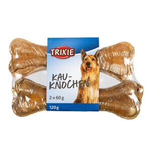 Ласощі для собак Trixie (TX-27622) Chewing Bones with Tripe кістка для собак з шлунком (2 шт / 60 г)