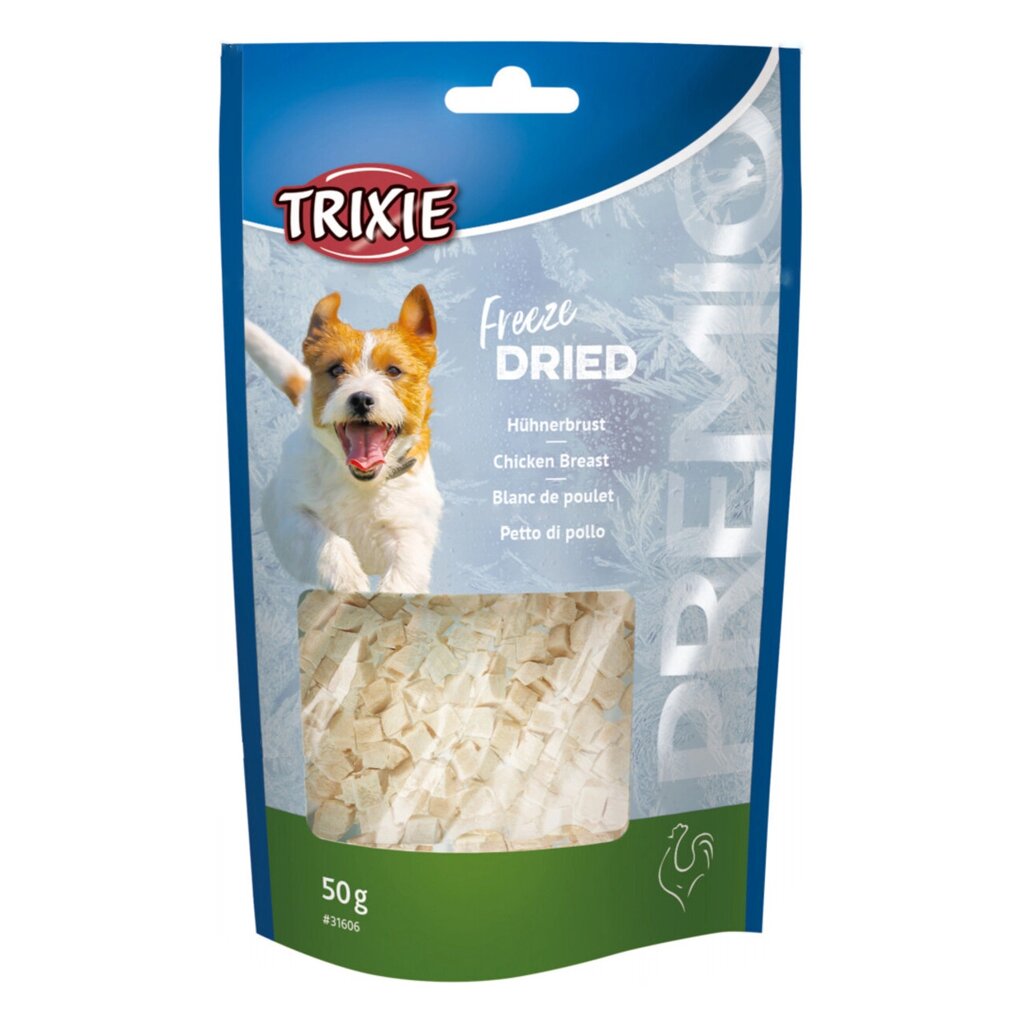 Ласощі для собак Trixie (TX-31606) PREMIO Freeze Dried Chicken Breast сублімована курка для собак 50 г від компанії ZooVet - Інтернет зоомагазин самих низьких цін - фото 1