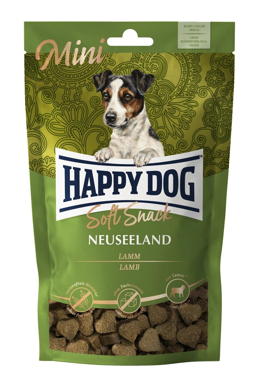 Ласощі Happy Dog Soft Snack Mini Neuseeland для собак малих порід (ягня/рис), 100 г від компанії ZooVet - Інтернет зоомагазин самих низьких цін - фото 1