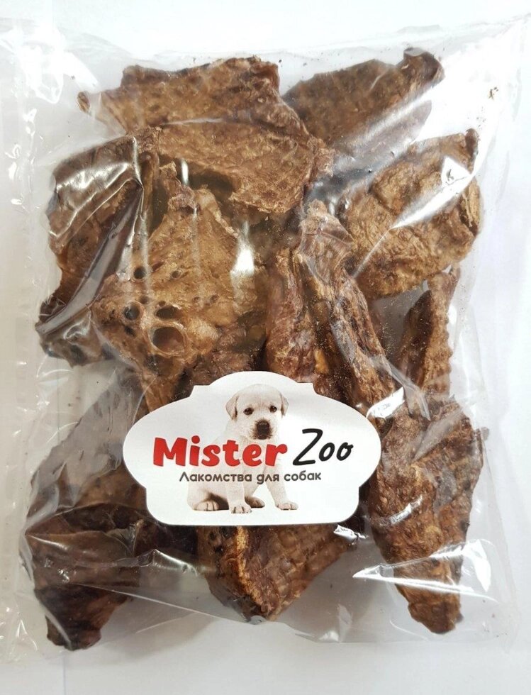 Ласощі Легені яловичі сушені 1 кг Mister Zoo від компанії ZooVet - Інтернет зоомагазин самих низьких цін - фото 1