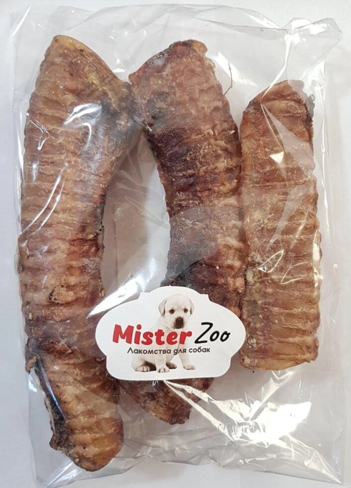 Ласощі Трахея яловича 1 кг Mister Zoo від компанії ZooVet - Інтернет зоомагазин самих низьких цін - фото 1
