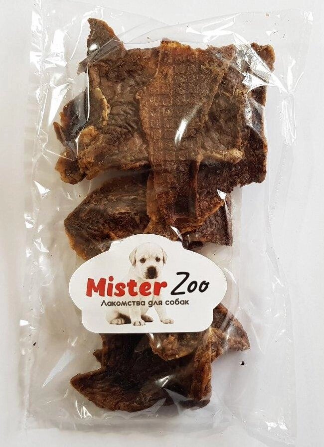 Ласощі Вим'я яловиче сушене  100 г Mister Zoo від компанії ZooVet - Інтернет зоомагазин самих низьких цін - фото 1