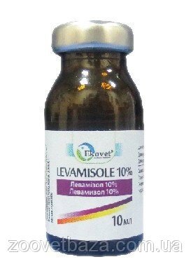 Левамізол 10% 10 мл Ековет від компанії ZooVet - Інтернет зоомагазин самих низьких цін - фото 1