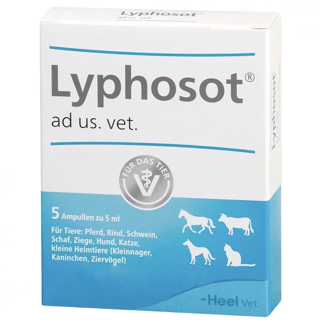 Lyphosot (Ліфозот) ветеринарний 5 мл №5, Heel від компанії ZooVet - Інтернет зоомагазин самих низьких цін - фото 1